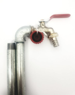 Zawór Czerpalny Zestaw 1/2" 120 Cm
