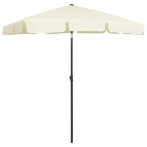 Parasol plażowy, piaskowy żółty, 180x120 cm