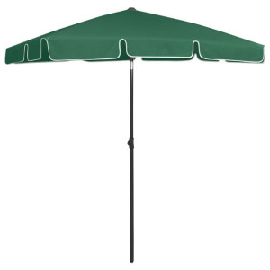 Parasol plażowy, zielony, 180x120 cm