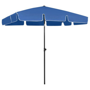 Parasol plażowy, lazurowy, 200x125 cm
