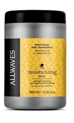 ALLWAVES Nawilżająca maska do włosów z pantenolem i rumiankiem 1000ml
