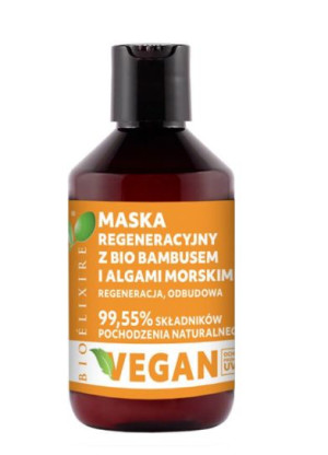 BIOELIXIRE Vegan maska Algi morskie Bio bambus 300ml