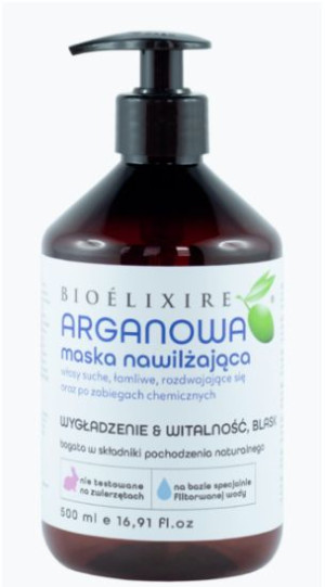 BIOELIXIRE maska z olejkiem arganowym 500ml