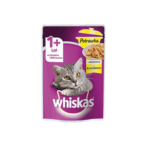 Whiskas Potrawka z Kurczakiem w Galaretce 85g*28 Saszetki Mokra karma dla k