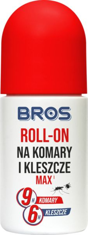 BROS ROLL-ON na komary, kleszcze MAX 50ml (25%DEET)