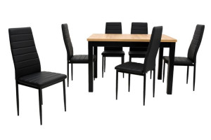 komplet mebli do Twojego salonu, stół z 6 krzesłami