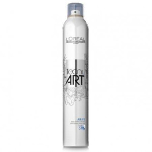 LOREAL Tecni Art, Air Fix, bardzo mocno utrwalający spray do włosów, 400ml