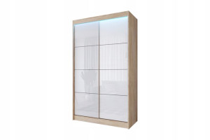 Szafa przesuwna 100cm lustro Lacobel Wzory Kolory
