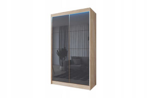 Szafa przesuwna 100cm lustro Lacobel Wzory Kolory