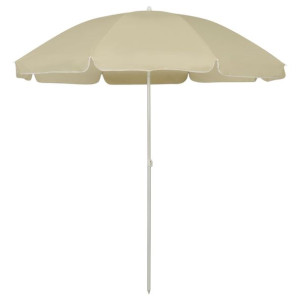 Parasol plażowy, piaskowy żółty, 240 cm