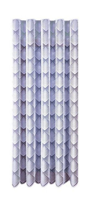 Firanka żakardowa z taśmą ROMBY 250 x 200 cm