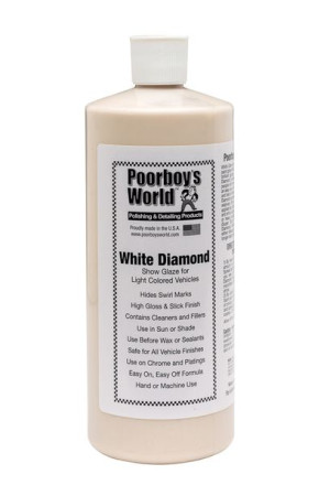 Poorboy’s World White Diamond Show Glaze - politura do jasnych lakierów