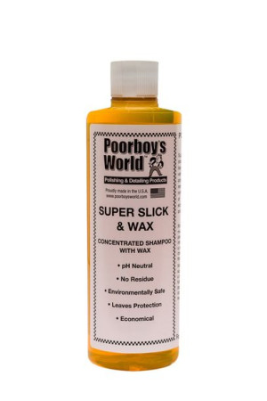 Poorboy’s World Super Slick & Wax - Skoncentrowany szampon samochodowy