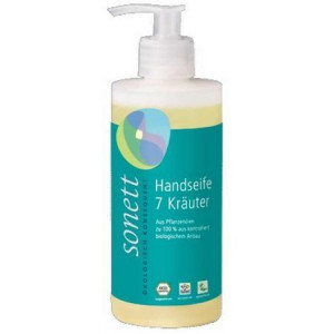 Sonett Ekologiczne mydło w płynie Siedem ziół z dozownikiem, 300ml