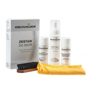 Colourlock Zestaw SOFT do czyszczenia skóry z mleczkiem pielęgnującym