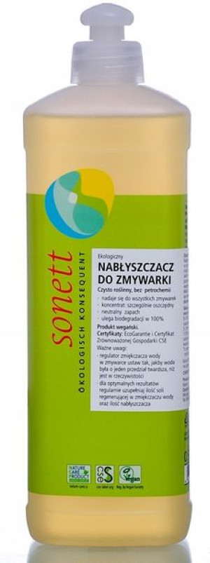 Sonett - Nabłyszczacz do zmywarki, 500 ml