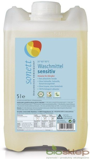 Sonett Płyn do prania Sensitiv, 5L
