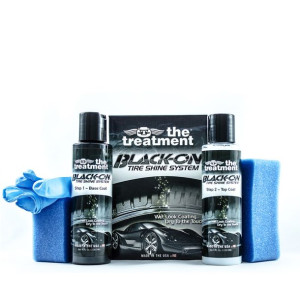 Treatment BLACK-ON Tire Shine System - Zestaw do dressingu opon