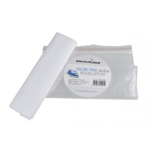 Colourlock GLUE-TEX Materiał do podklejania dziur w skórze biały 24,5x14,4