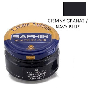 Saphir BDC Creme Pommadier Navy blue Krem do skóry nr 6 Ciemny granat, 50 m