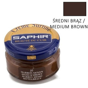 Saphir BDC Creme Pommadier Medium brown Krem do skóry nr 37 Średni brąz, 50