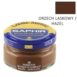 Saphir BDC Creme Pommadier Hazel, Krem do skóry nr 38 Orzech laskowy,  50 m