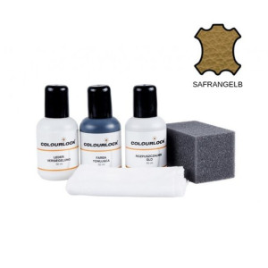 Colourlock Zestaw do renowacji skórzanej tapicerki BMW SAFRAN GELB, 50 ml