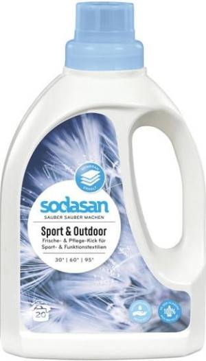 Sodasan Płyn do prania tkanin sportowych i membranowych, 750 ml
