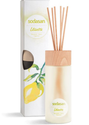 Sodasan Odświeżacz powietrza CYTRYNOWY z patyczkami 200ml. BIO