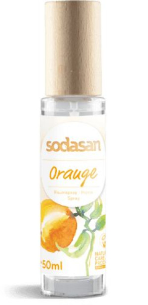 Sodasan Odświeżacz powietrza POMARAŃCZA w spray'u 50ml. BIO
