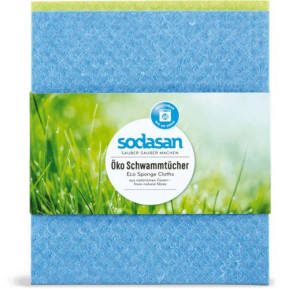 Sodasan Ściereczki gąbczaste biodegradowalne 175x200mm 2 szt.
