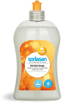 Sodasan Balsam do zmywania naczyń o zapachu pomarańczy, 500 ML