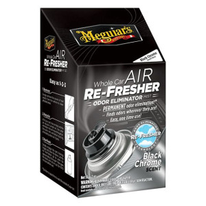 Meguiar's Whole Car Air Re-Fresher Black Chrome Scent - Eliminator zapachów