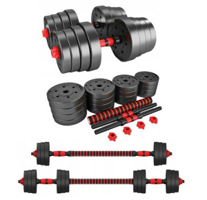 Hantle 40kg 2x 20kg Sztanga Gryf Łączony Hantelki