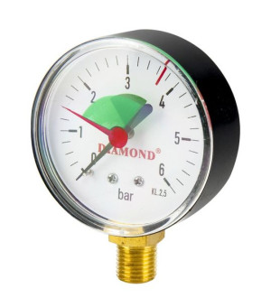 Manometr techniczny śr.63mm gz 1/4''dolny,0-4 bar