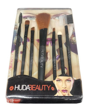 Profesjonalny komplet pędzelków do makijażu HudaBeauty, 7 w 1