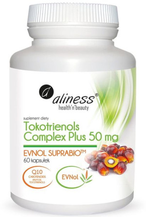 ALINESS Tokotrienols Complex PLUS 50 mg EVNOL SUPRABIO 60 kaps.