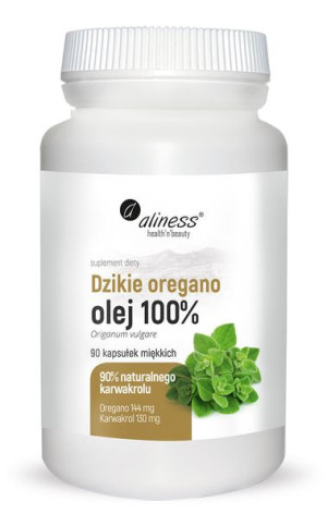 ALINESS Dzikie Oregano, Olej 100% 90 kaps.