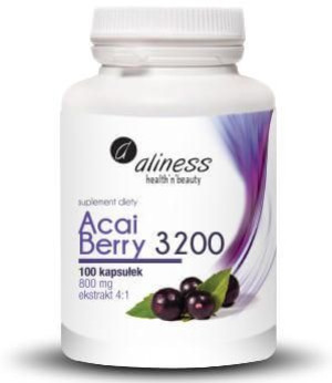 ALINESS Acai Berry 3200 + Chrom, Acerola 100 kaps.