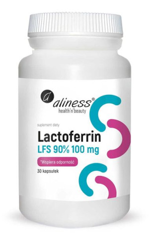 ALINESS Lactoferrin LFS 90% 100 mg 30 kaps.