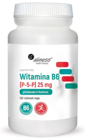 ALINESS Witamina B6 (P-5-P) 25 mg 100 tab.
