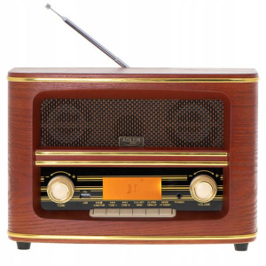 Radio Drewniane Retro Kuchenne Fm Am Usb Bluetooth