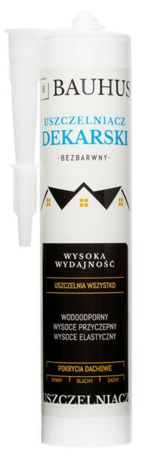 Uszczelniacz Dekarski Bezbarwny Kauczukowy Bauhus
