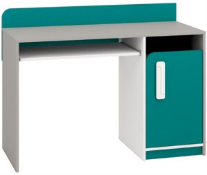 Biurko 120cm półka pod klawiaturę morski IQ 11