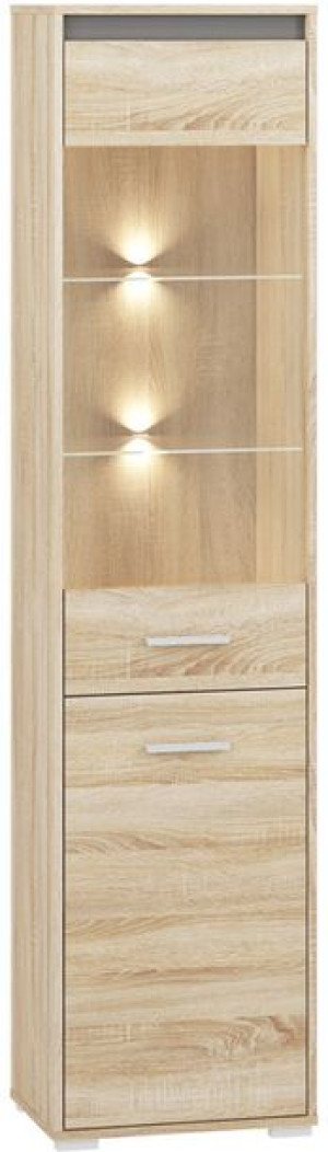 Avo 05 Witryna Sonoma Jasna Antracyt Led