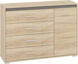 Avo 12 Komoda Sonoma Antracyt Ml Meble