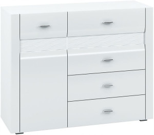 Arko 07 Komoda Front Biały Połysk Ml