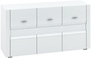 Arko 09 Komoda Front Biały Połysk Ml