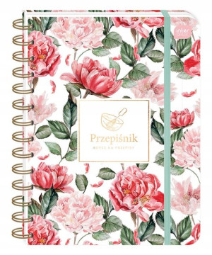 Przepiśnik zeszyt notes do przepisów A5 FLOWERS