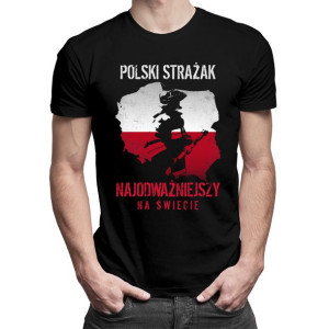 Polski strażak - koszulka dla strażaka